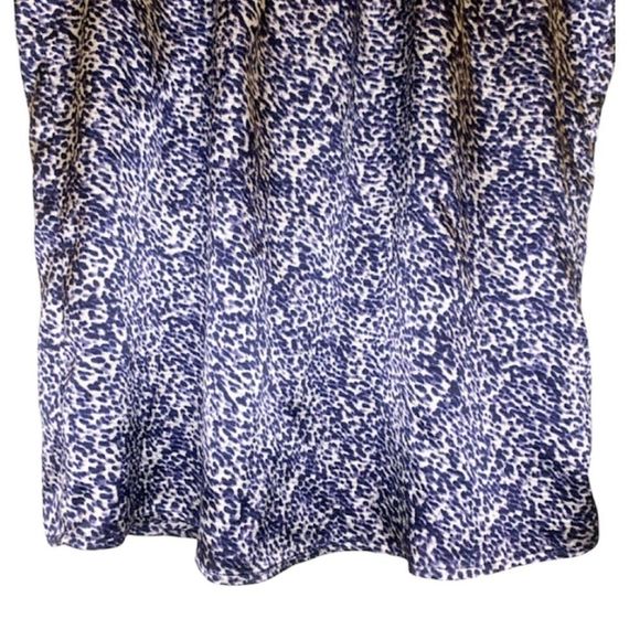 The Limited Top Dressy Sleeveless Tank Leopard Animal Print Blue Size Small - Picture 3 of 6